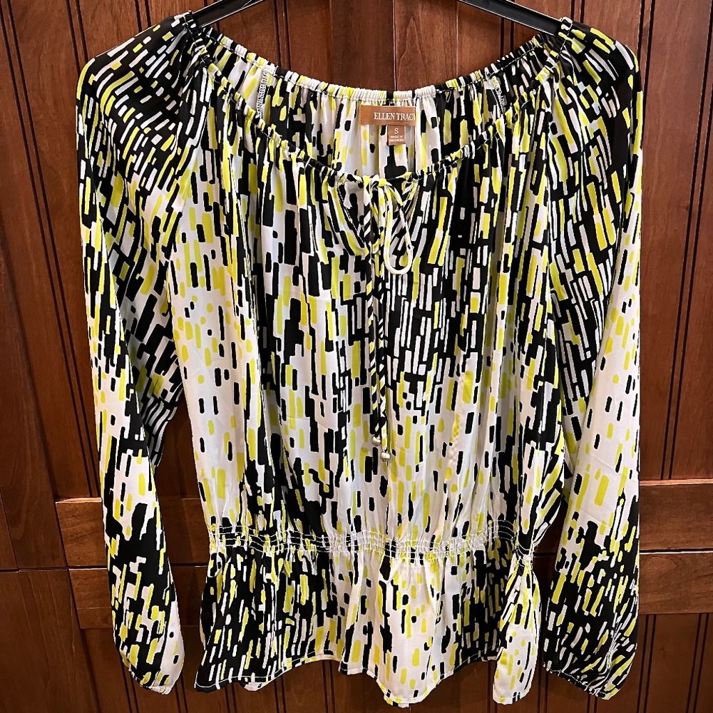 Ellen Tracy Long Sleeve Blouse Size S